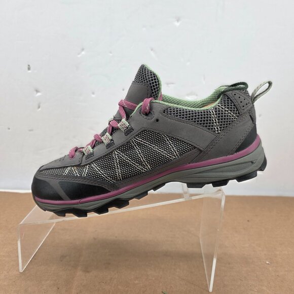 VASQUE Breeze XCR Shoes Womens Size 8 M Gray  Leather Hiking Trail Running 7355 - Picture 4 of 15
